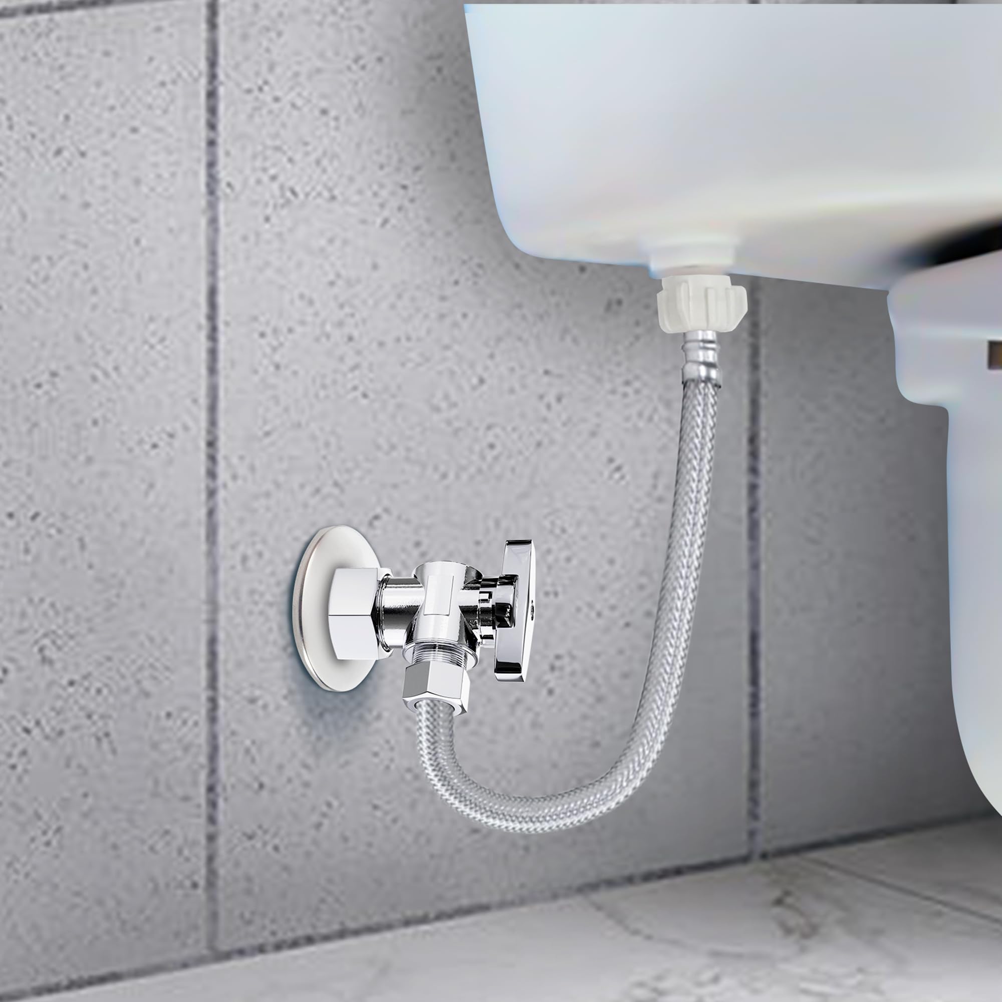 VINTEX Toilet Connector Plumbing kit，Complete Toilet Set Valve